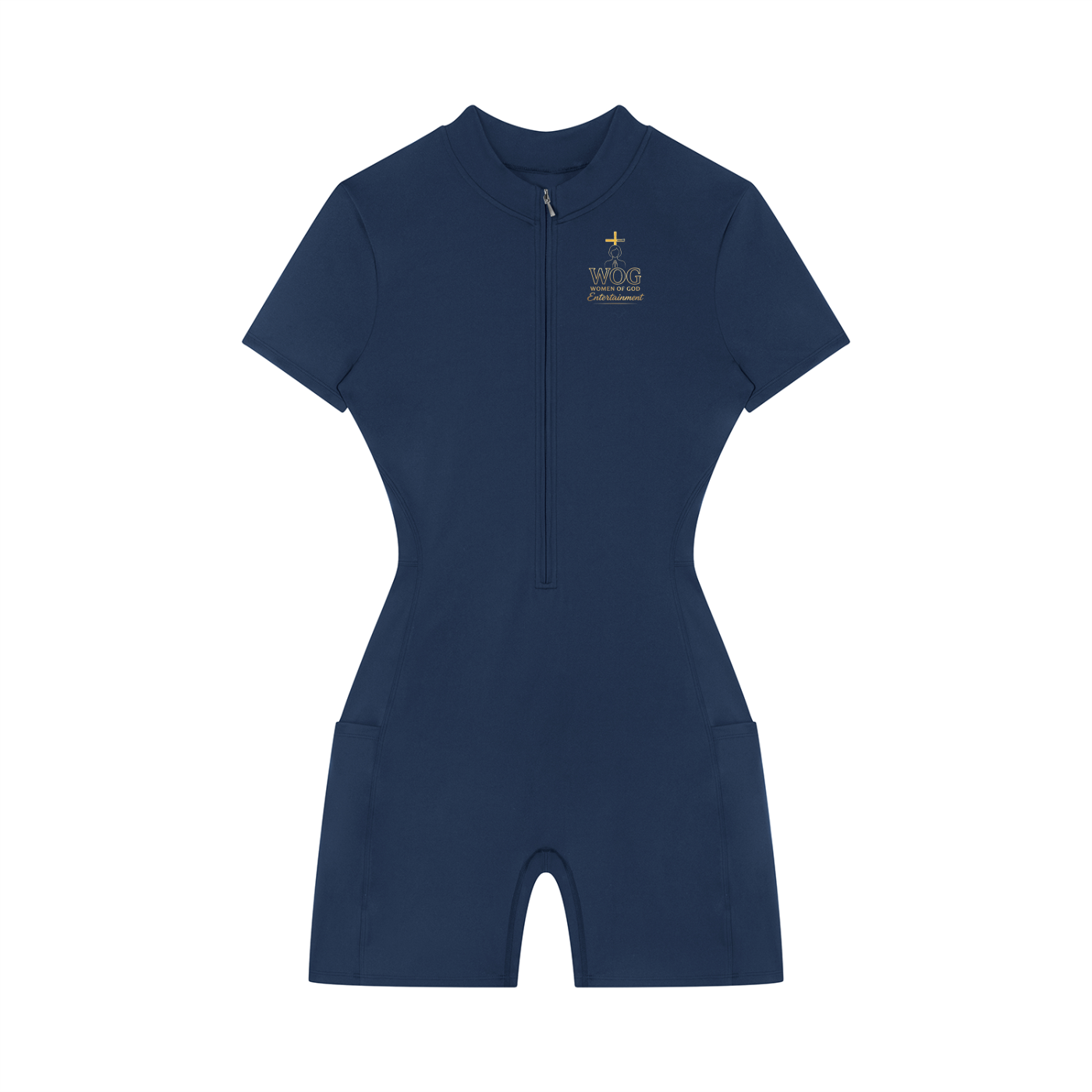 Special Edition WOG Quarter-Zip Short Sleeve Romper