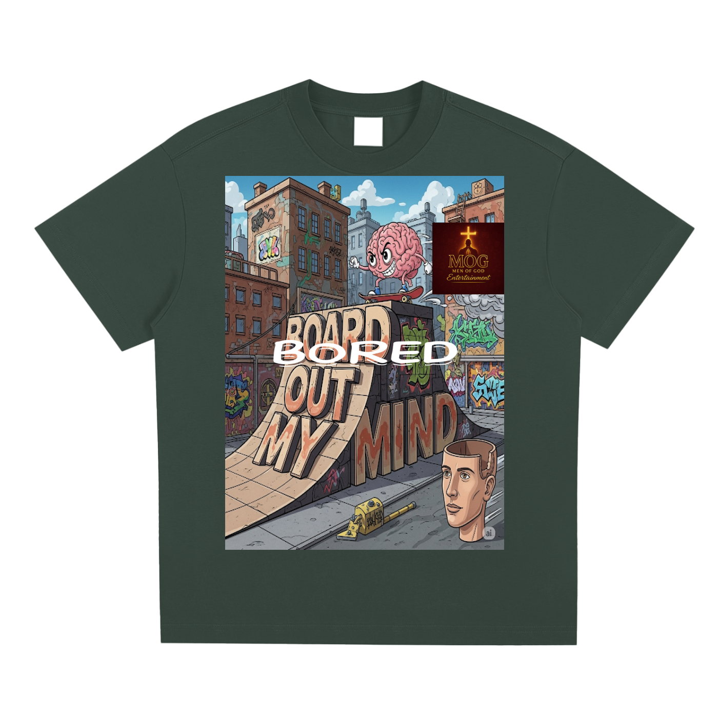 MOG - BORED BOMM-Graphic T-shirt