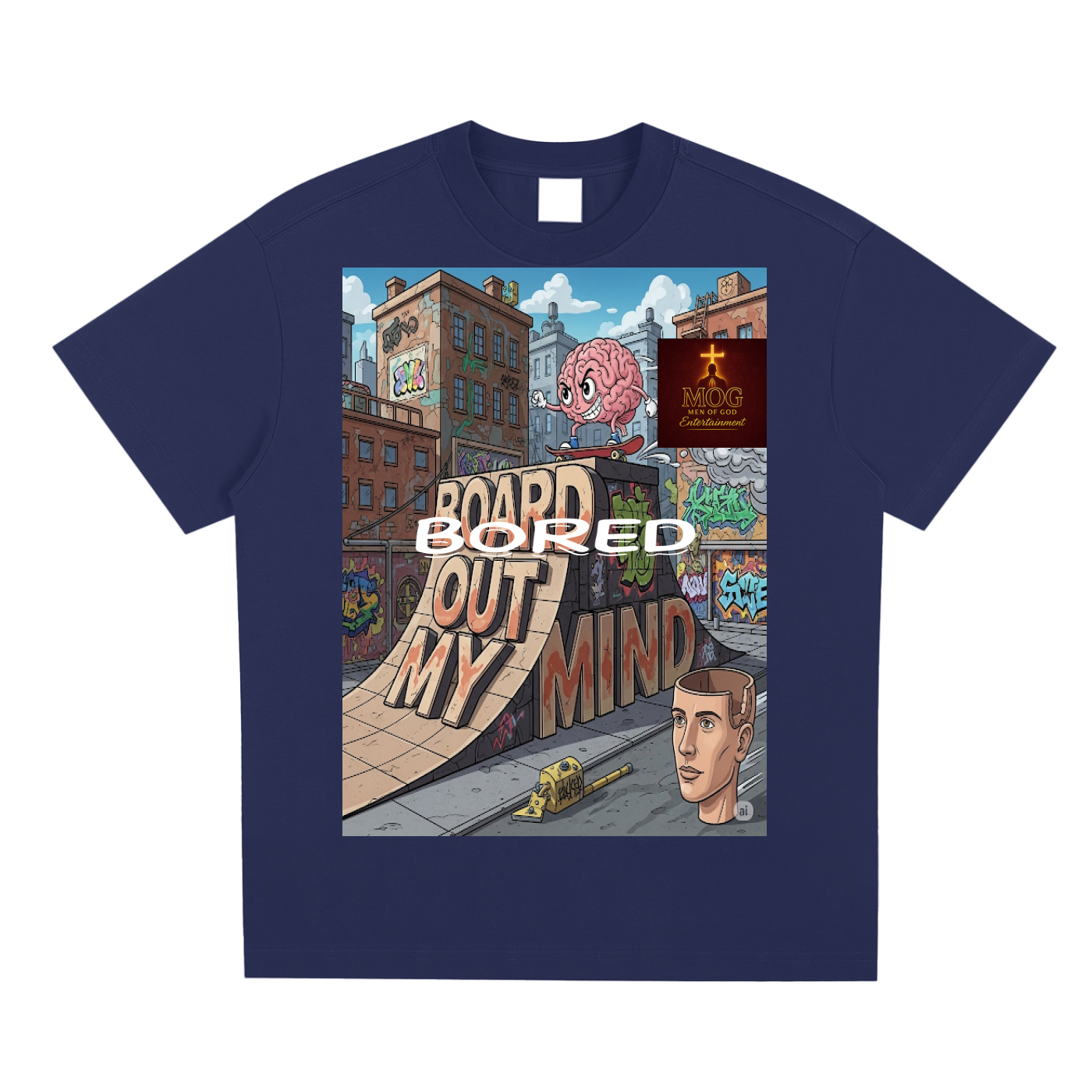 MOG - BORED BOMM-Graphic T-shirt