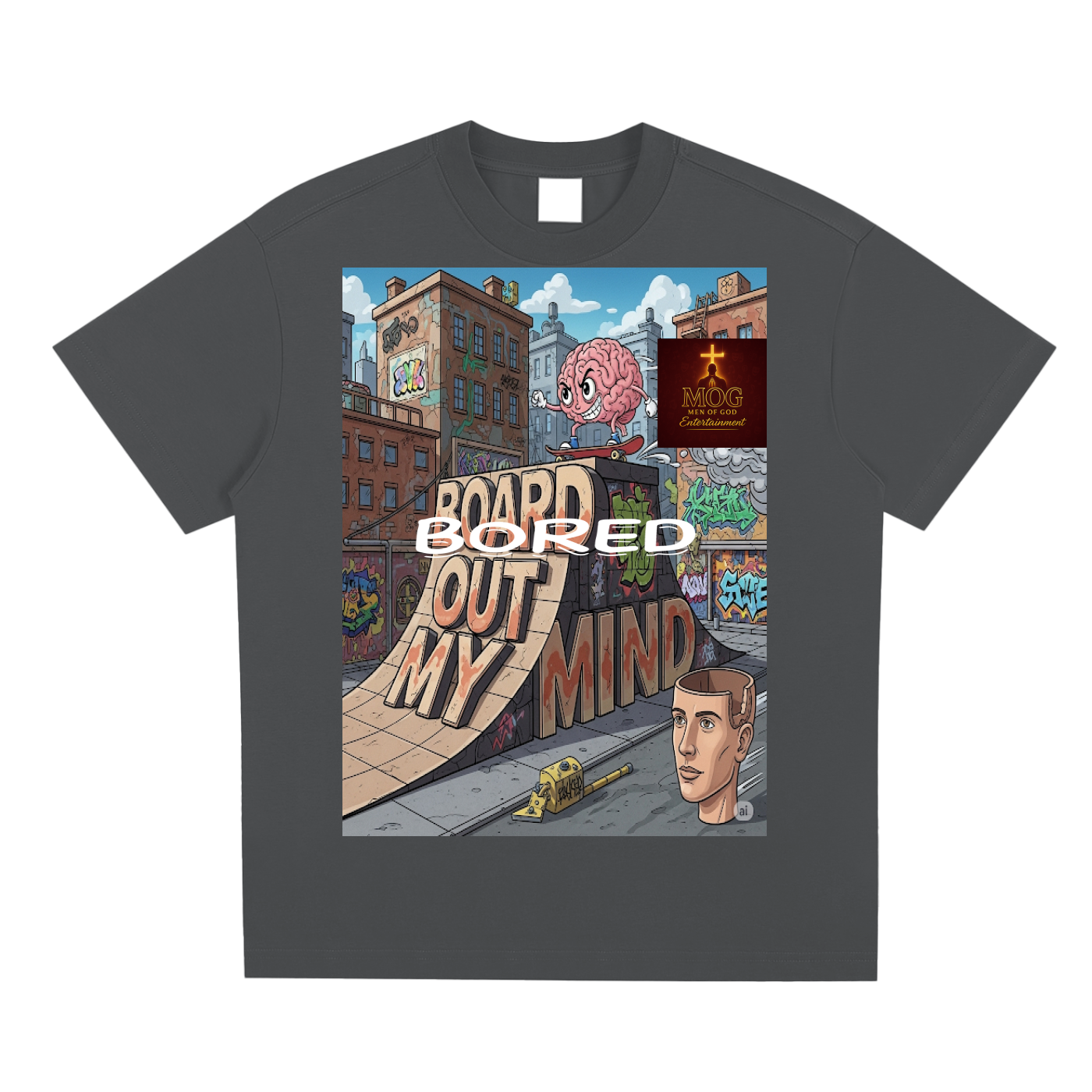 MOG - BORED BOMM-Graphic T-shirt