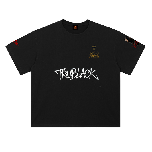 TruBlack (White) - Cotton T-Shirt