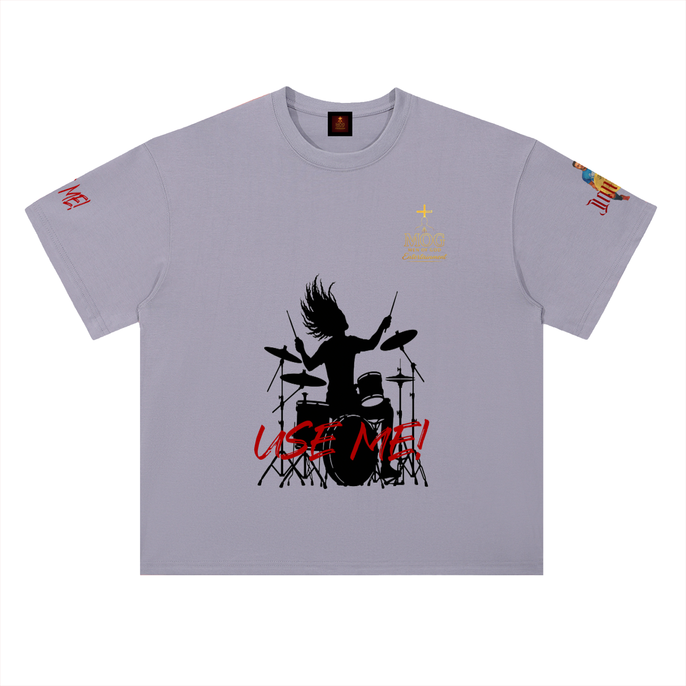 Use Me Drummer (Black) - Cotton T-Shirt