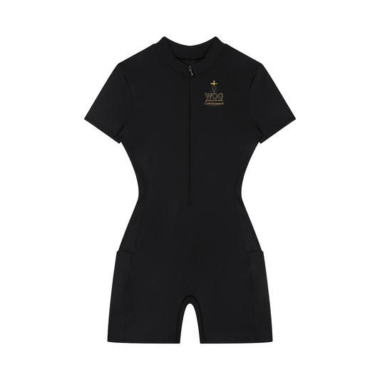 Special Edition WOG Quarter-Zip Short Sleeve Romper