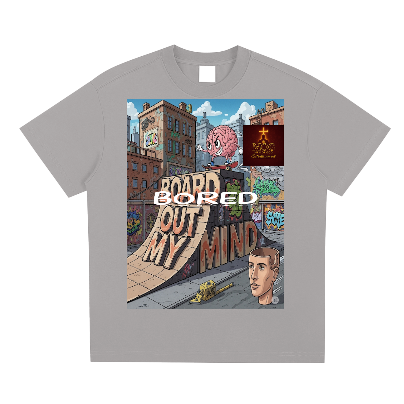 MOG - BORED BOMM-Graphic T-shirt