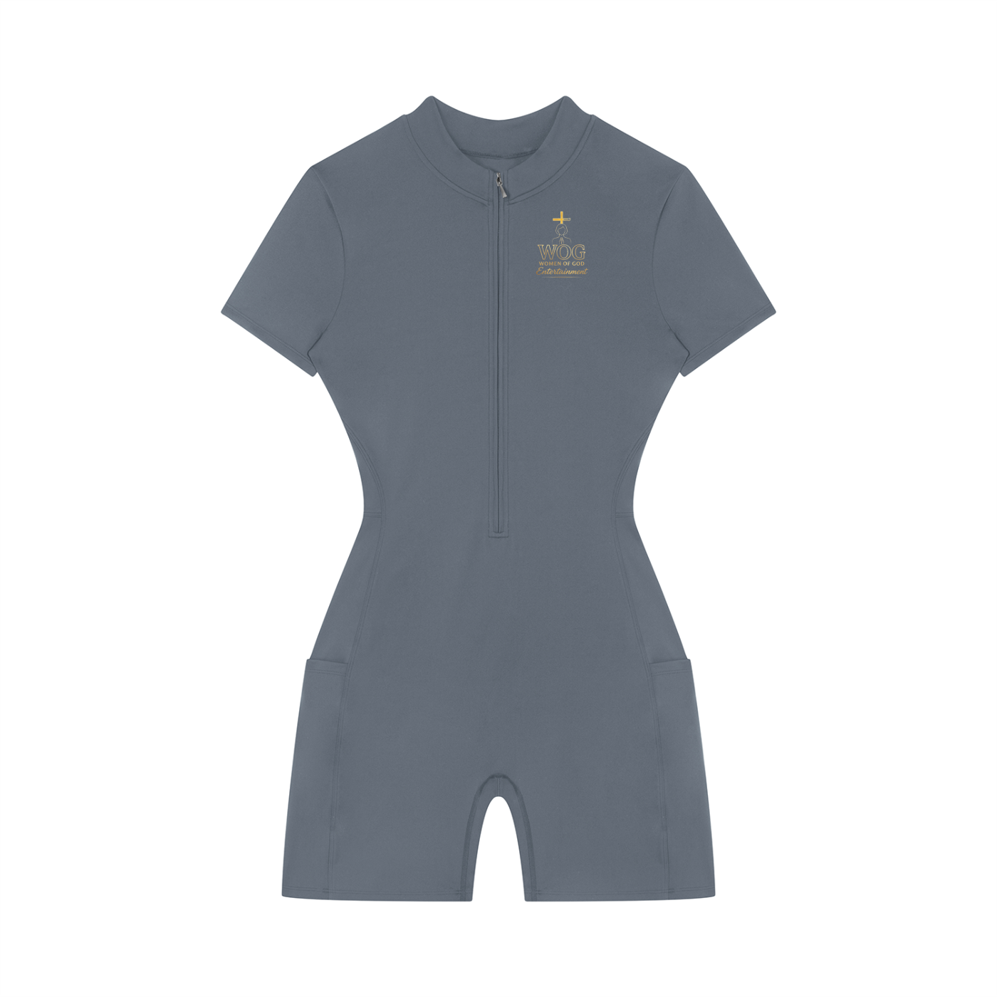 Special Edition WOG Quarter-Zip Short Sleeve Romper