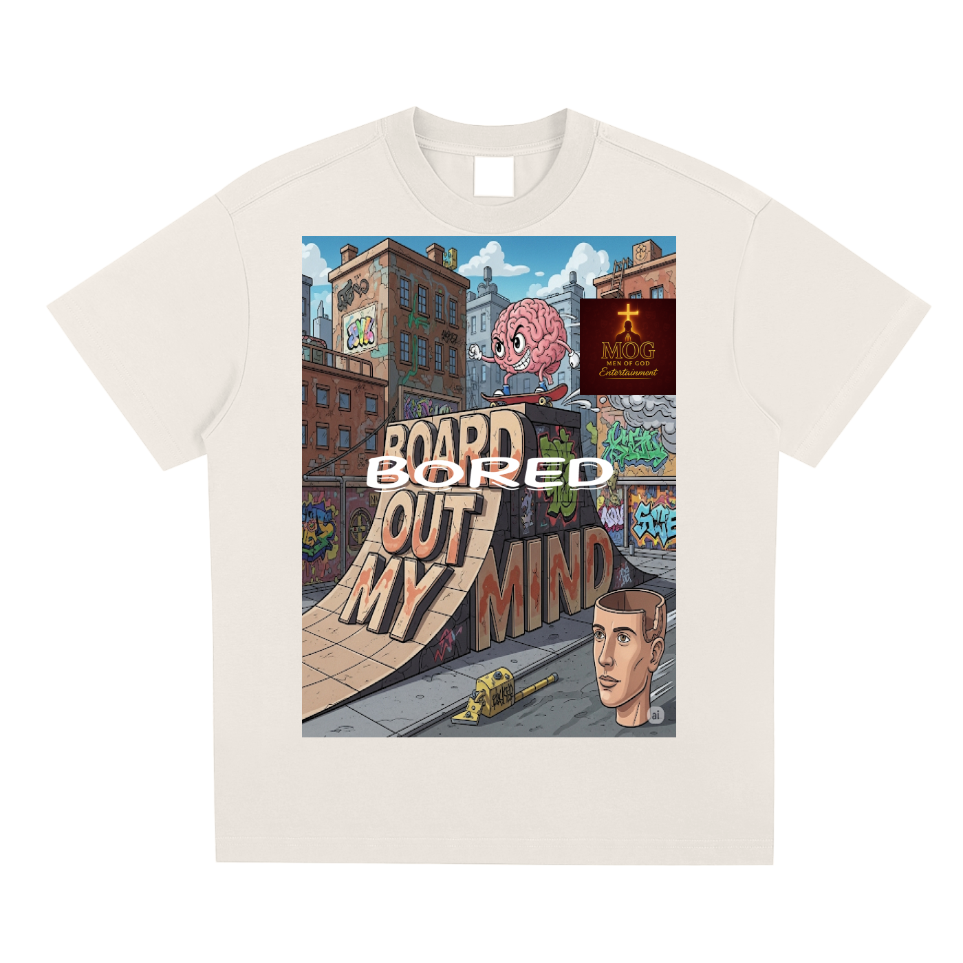 MOG - BORED BOMM-Graphic T-shirt