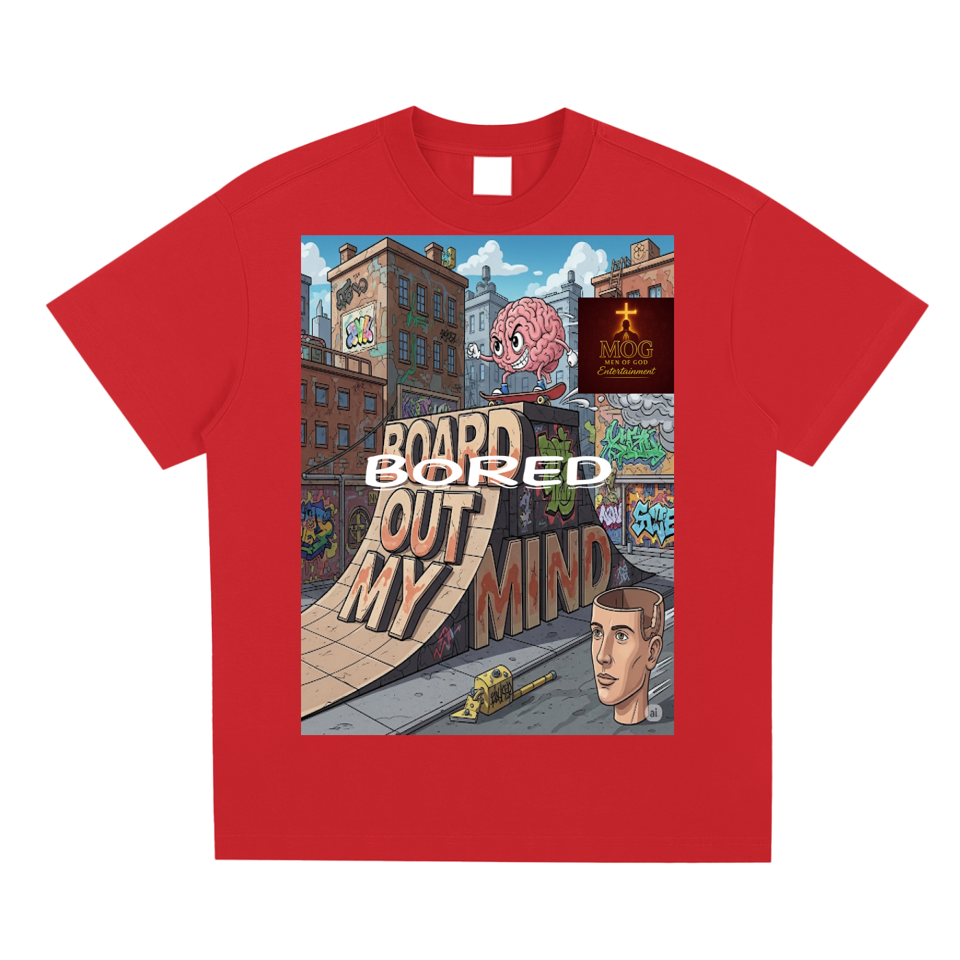 MOG - BORED BOMM-Graphic T-shirt