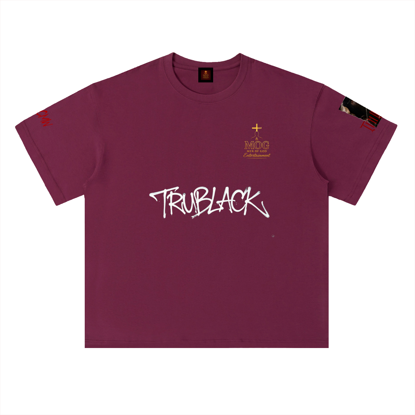 TruBlack (White) - Cotton T-Shirt