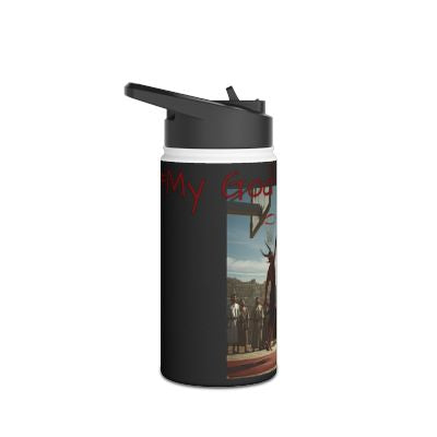 #Never Miss - Stainless Steel Water Bottle, Standard Lid