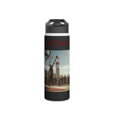 #Never Miss - Stainless Steel Water Bottle, Standard Lid