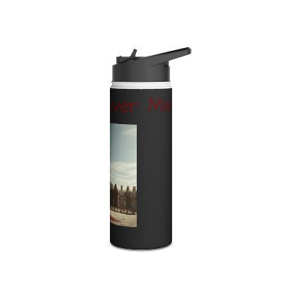 #Never Miss - Stainless Steel Water Bottle, Standard Lid