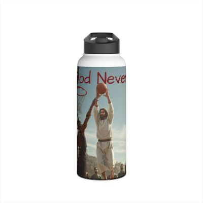 #Never Miss - Stainless Steel Water Bottle, Standard Lid