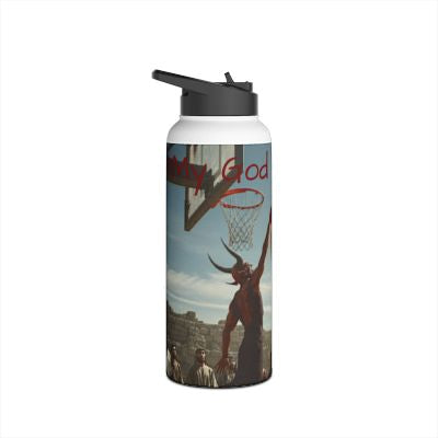#Never Miss - Stainless Steel Water Bottle, Standard Lid