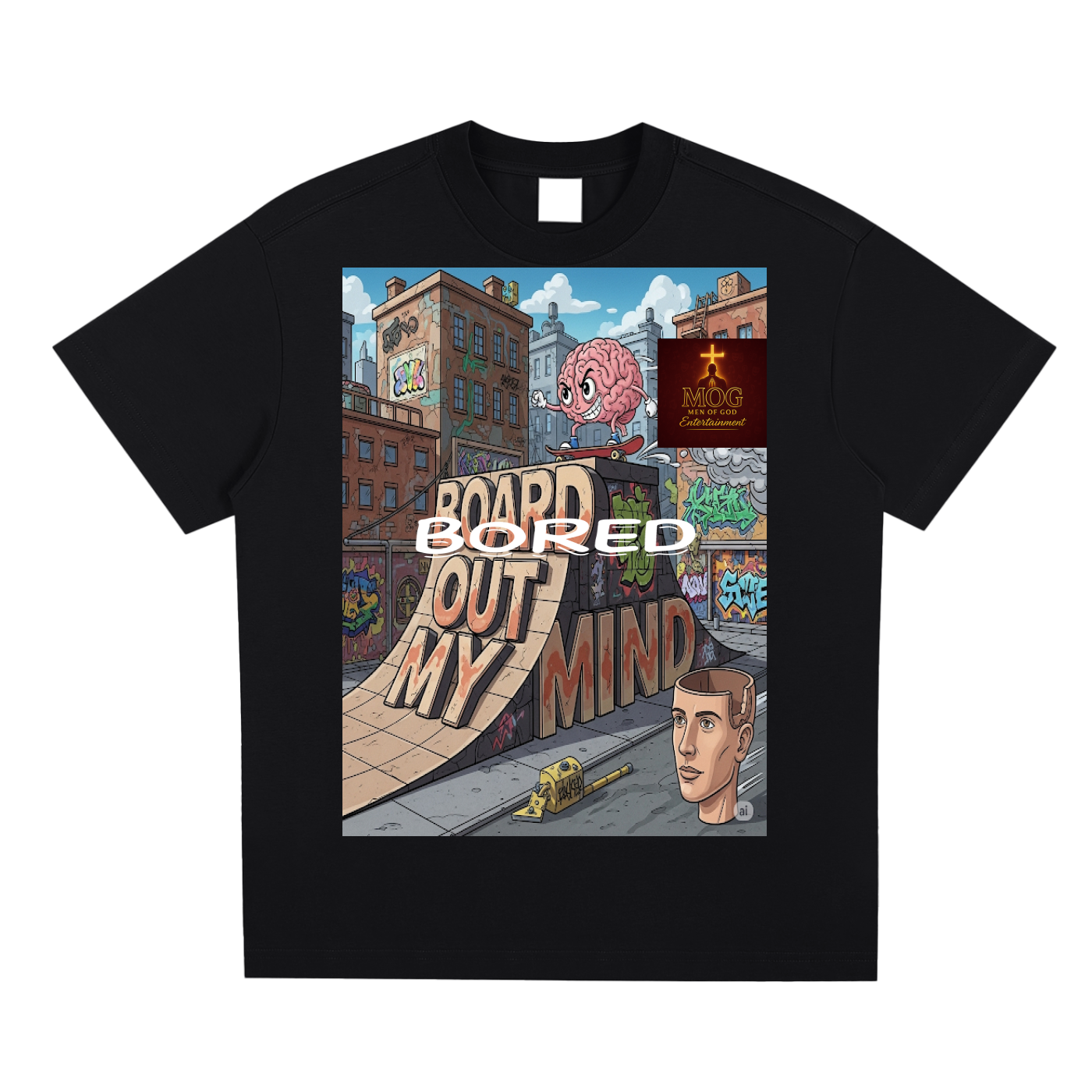 MOG - BORED BOMM-Graphic T-shirt