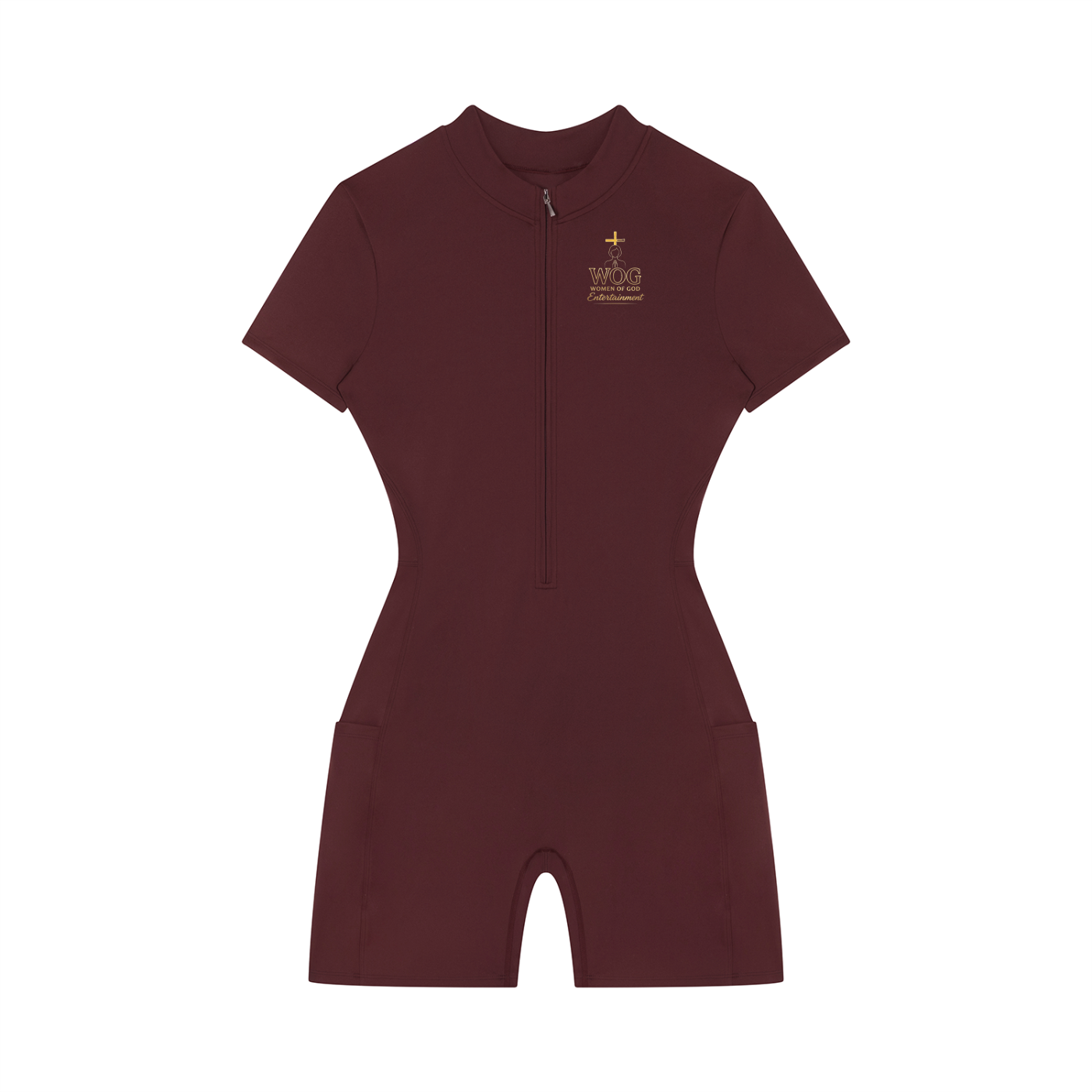 Special Edition WOG Quarter-Zip Short Sleeve Romper