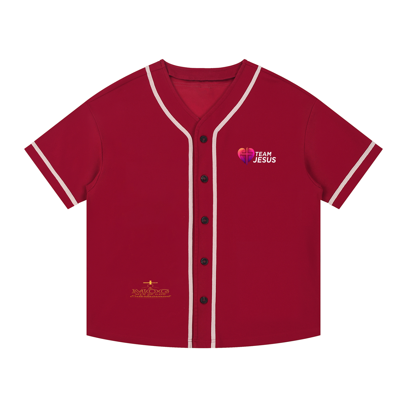 MOG - Team Jesus Baseball  Jersey