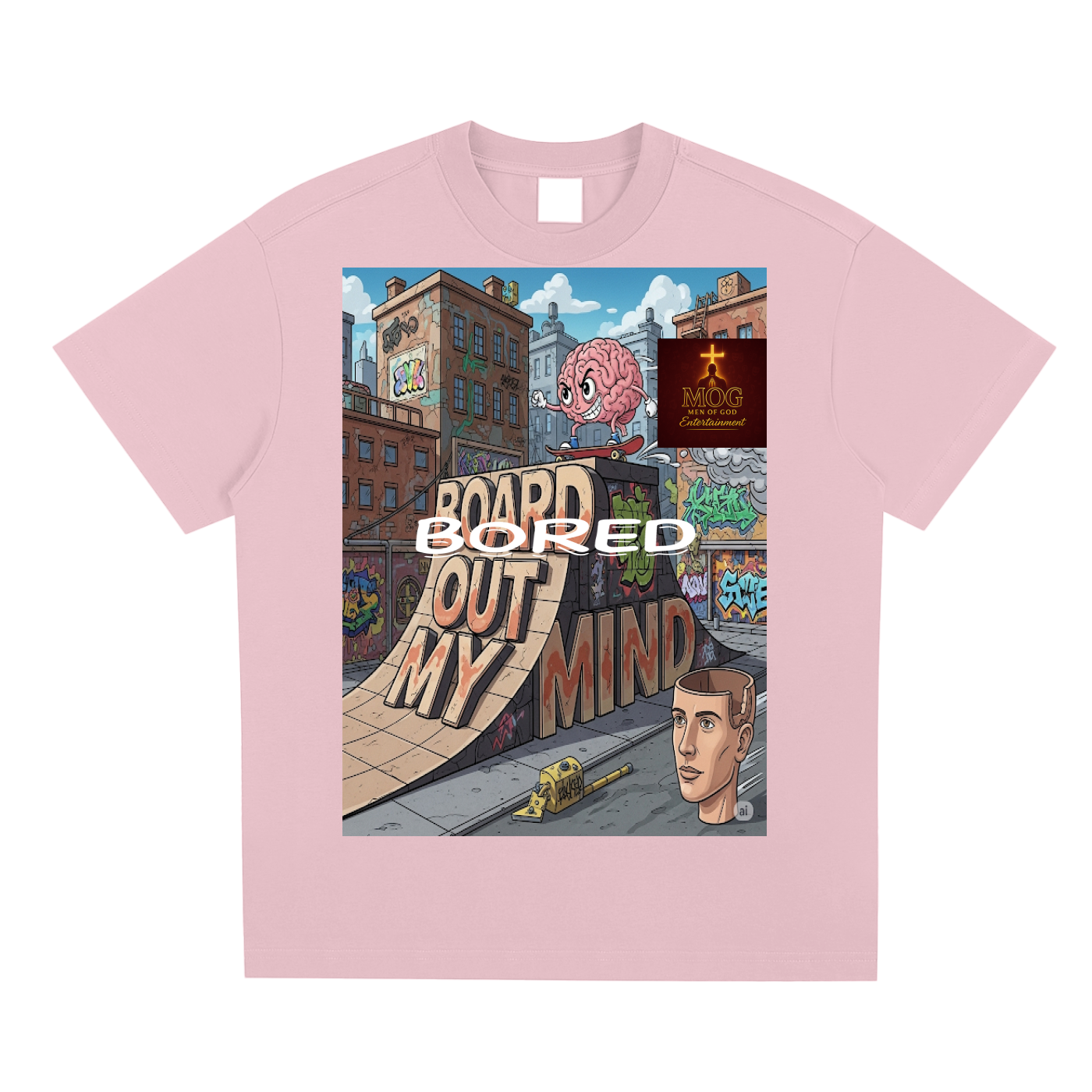 MOG - BORED BOMM-Graphic T-shirt