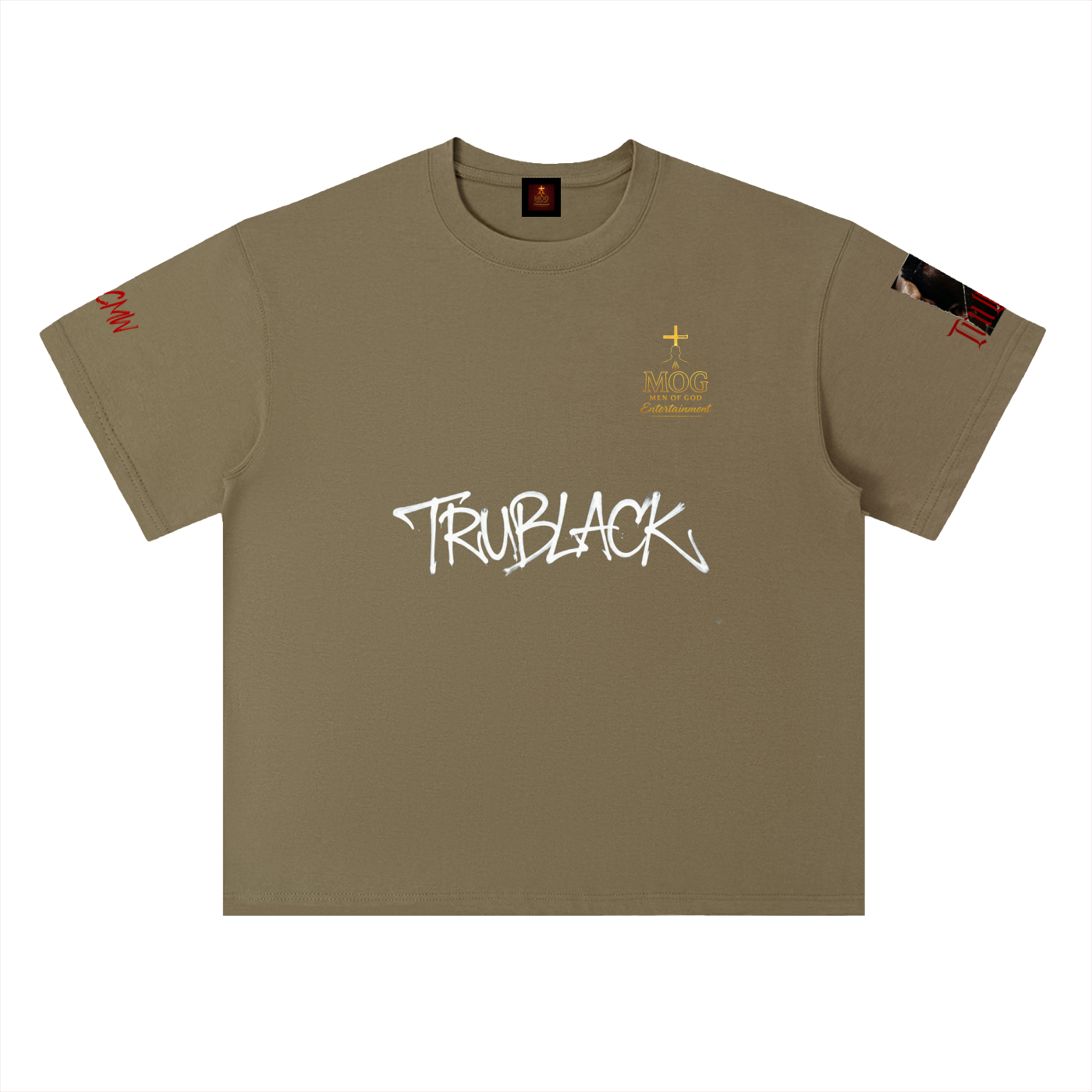 TruBlack (White) - Cotton T-Shirt