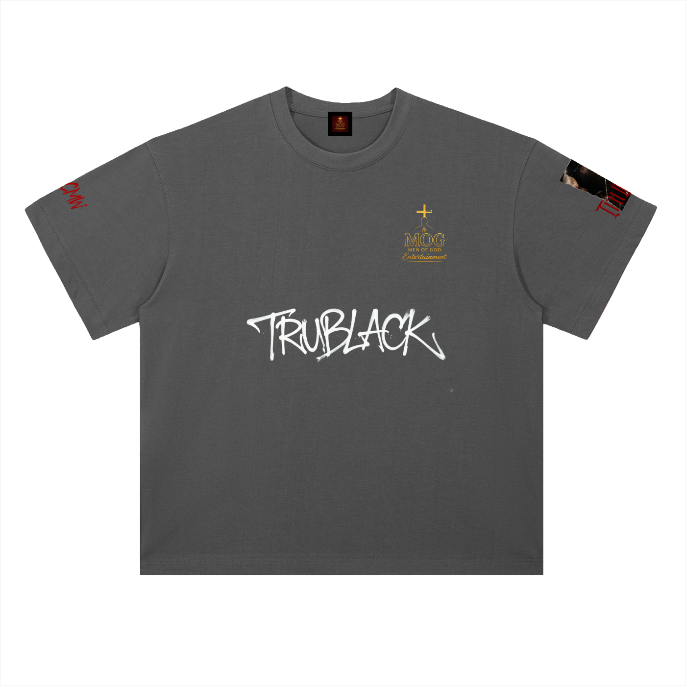 TruBlack (White) - Cotton T-Shirt