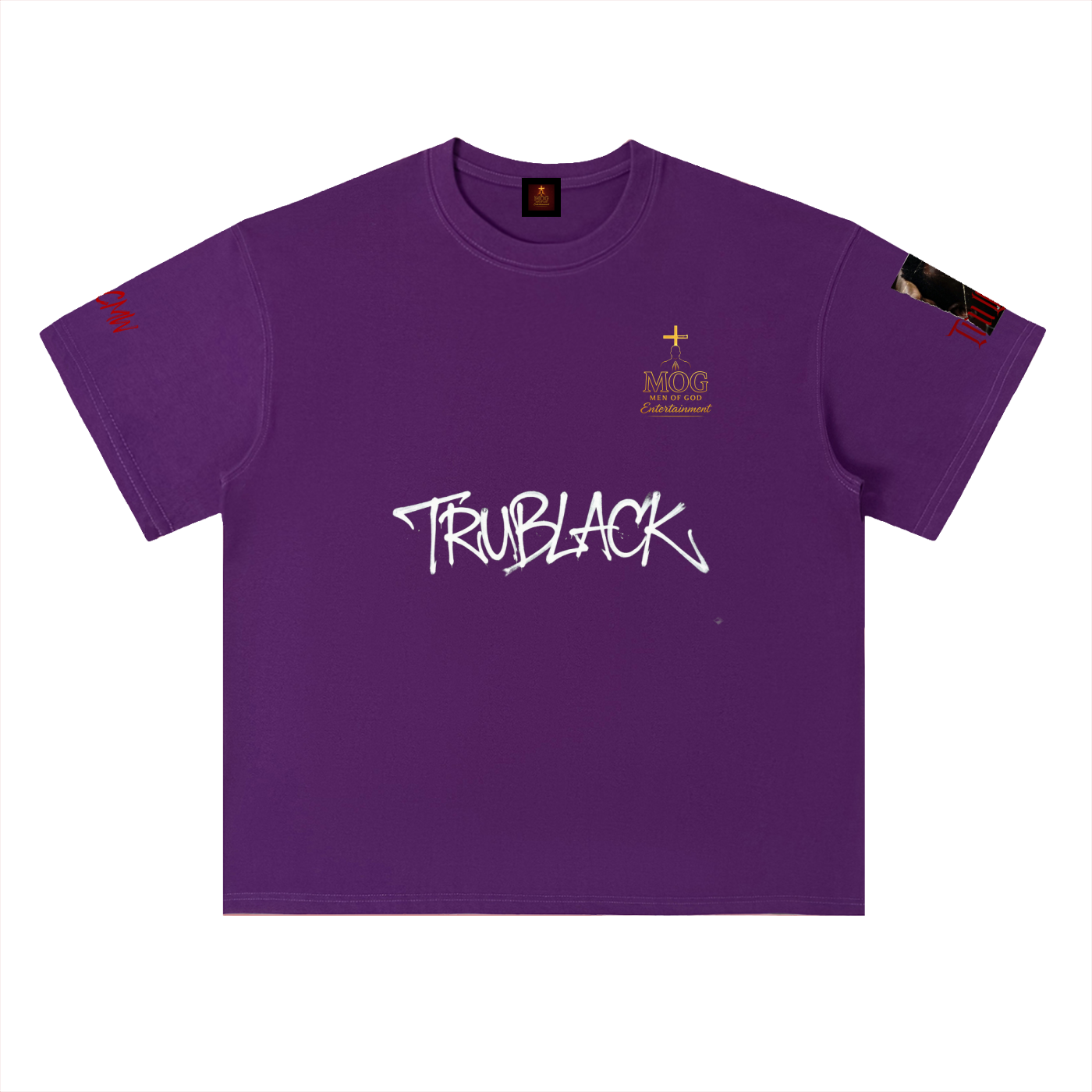 TruBlack (White) - Cotton T-Shirt