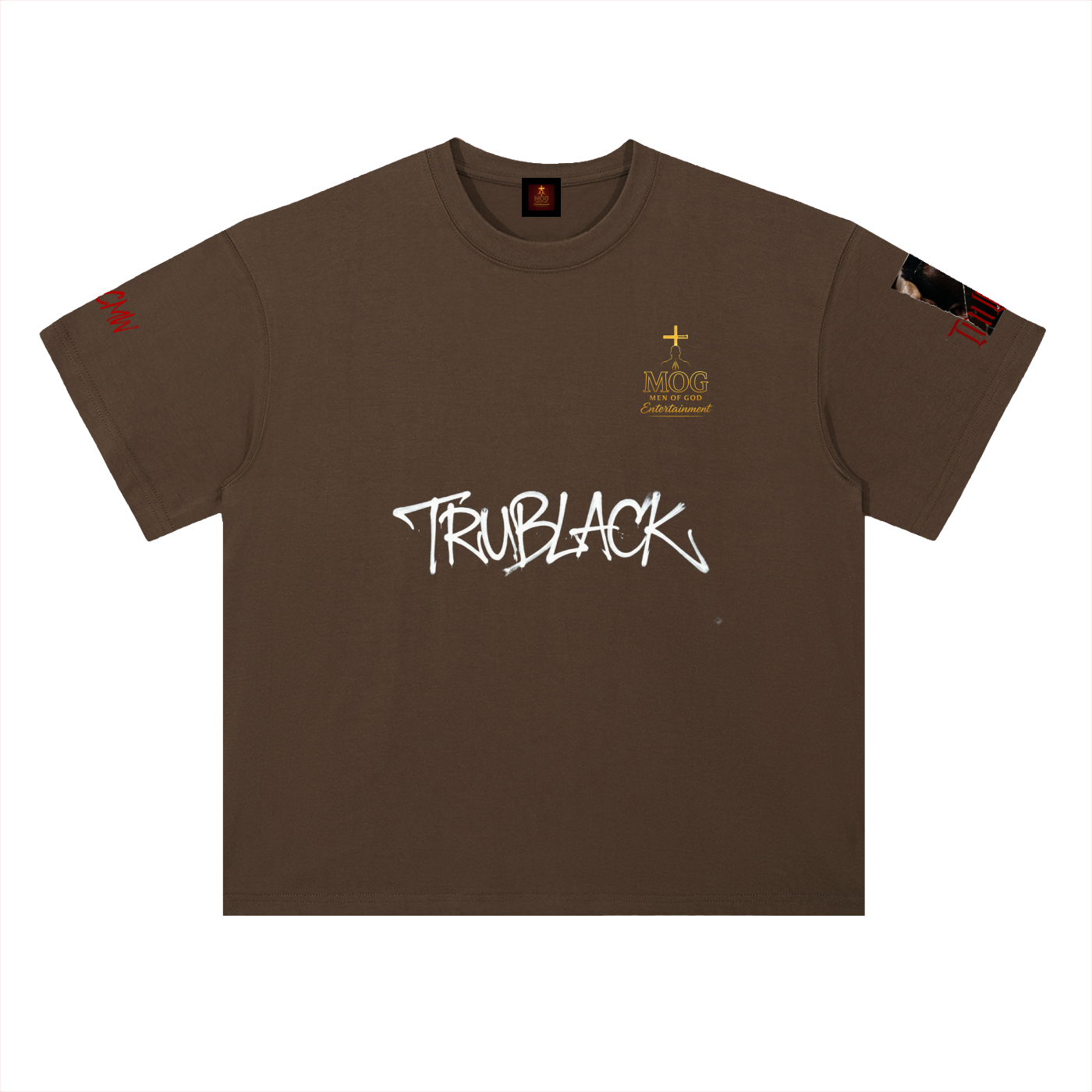 TruBlack (White) - Cotton T-Shirt