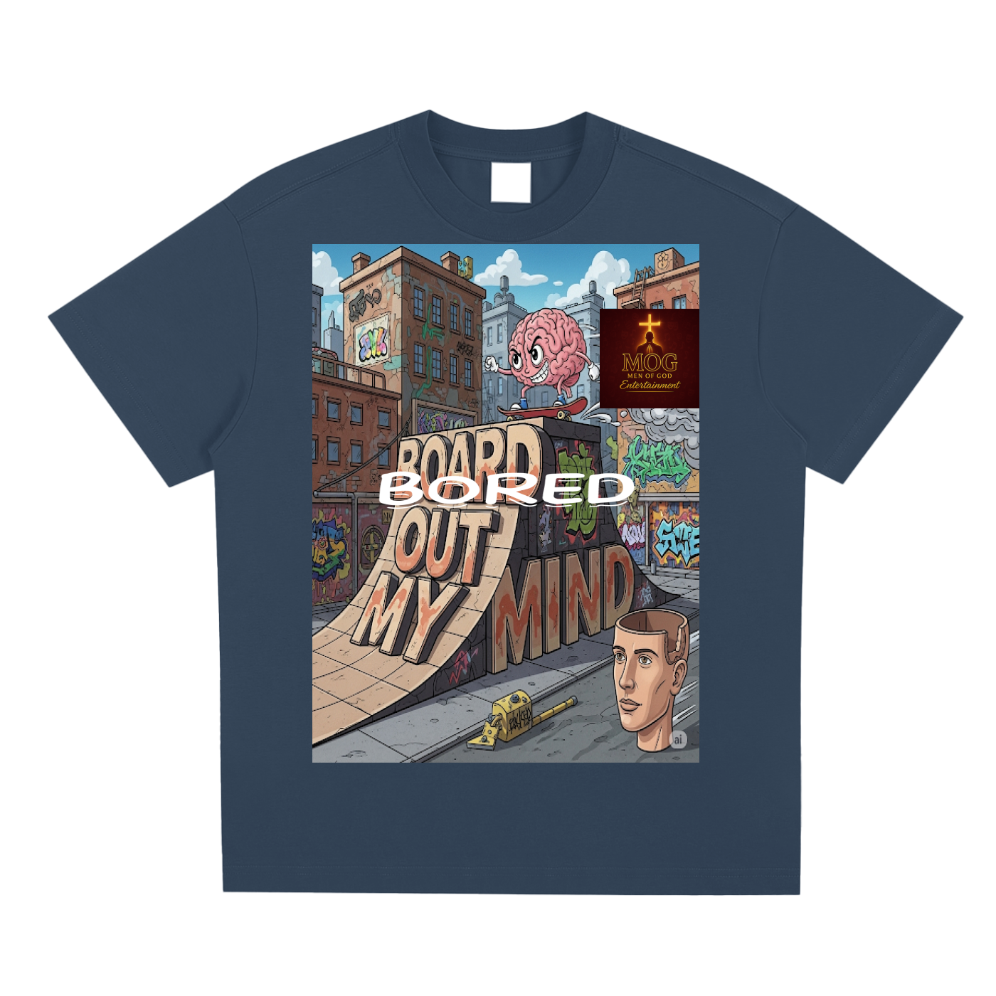 MOG - BORED BOMM-Graphic T-shirt