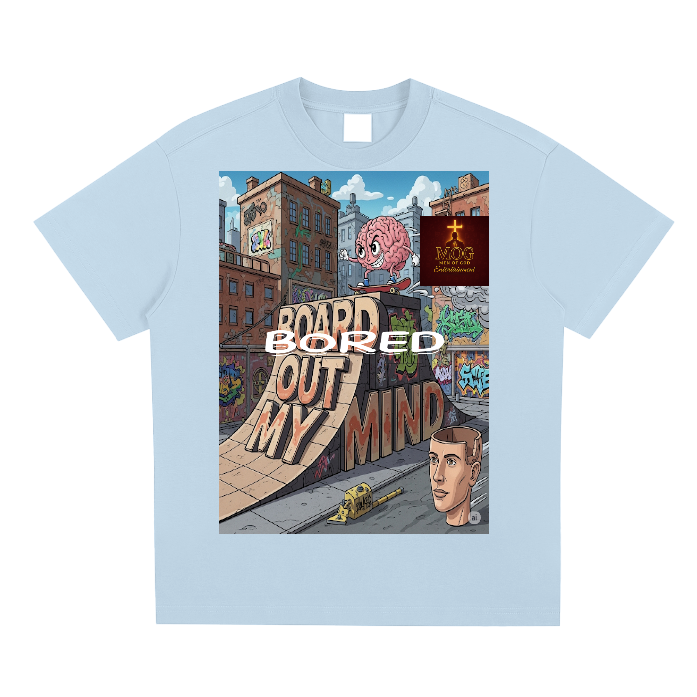 MOG - BORED BOMM-Graphic T-shirt
