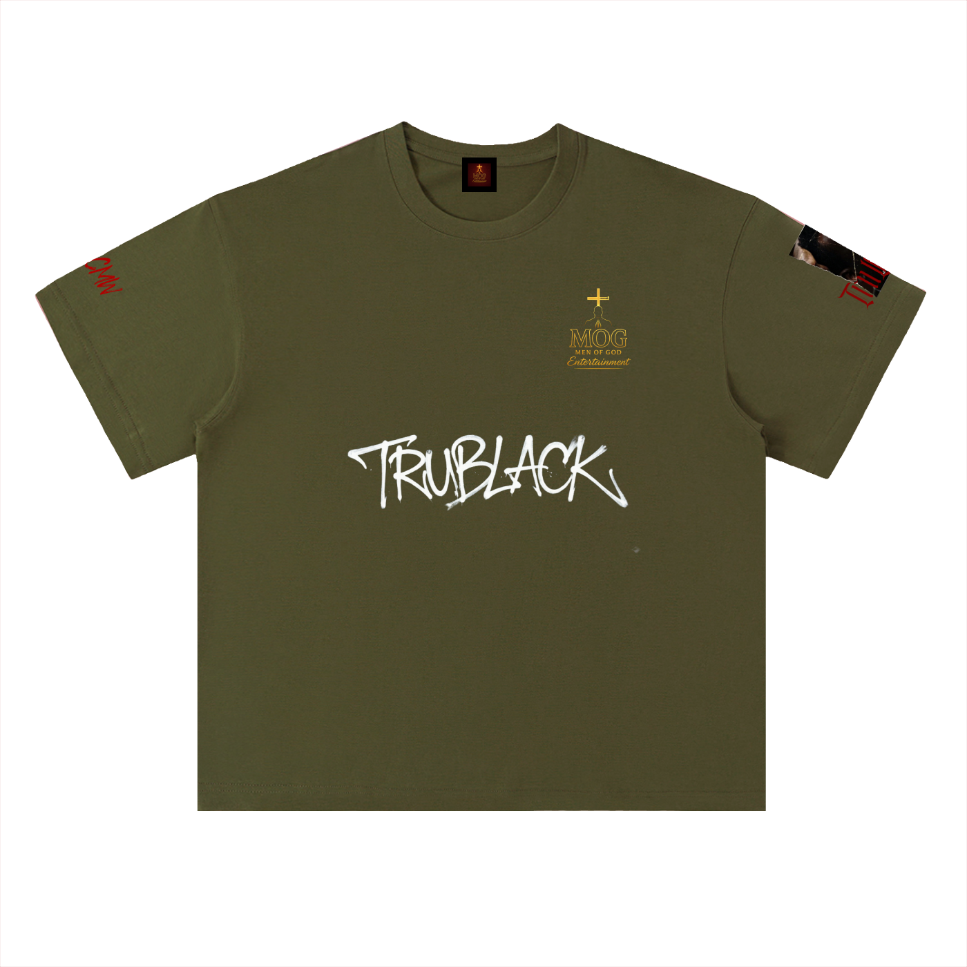 TruBlack (White) - Cotton T-Shirt